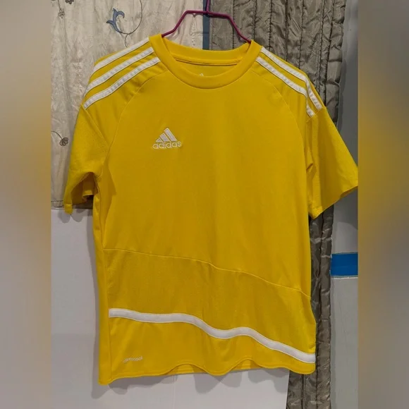 Adidas Kids Bright Yellow Jersey - Picture 6 of 8